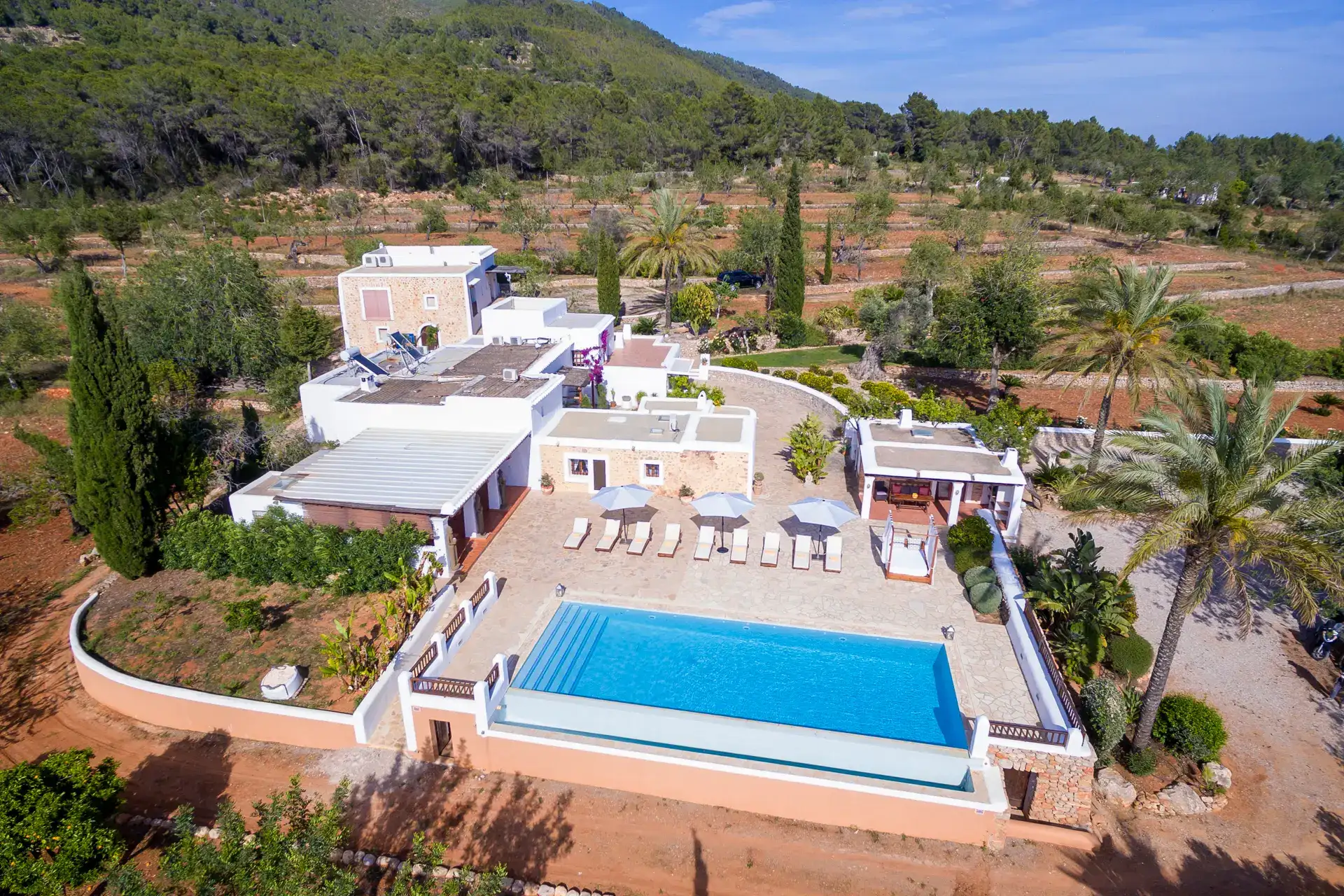 Villa Can Pep d'en Sitges infinity pool, Ibiza